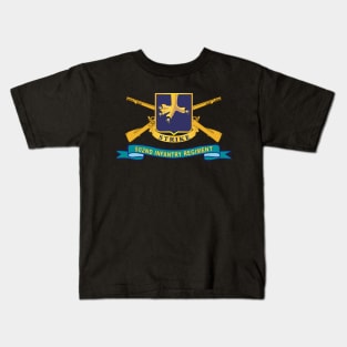 502nd Infantry Regiment - DUI w Br - Ribbon X 300 Kids T-Shirt